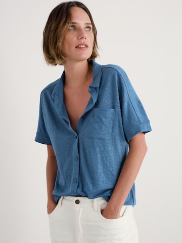 Seasalt Cornwall Blouse in Blauw: voorkant