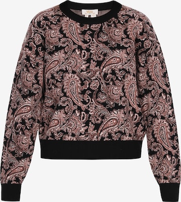 Pulover de la usha FESTIVAL pe negru: față