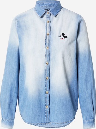 Frogbox Chemisier 'Mickey' en bleu denim / mélange de couleurs, Vue avec produit