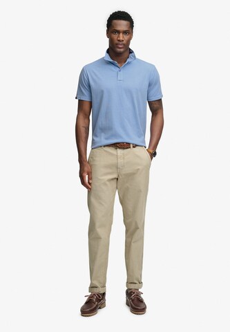 Superdry & Co Super Slim Fit Shirt 'Essential' in Blue