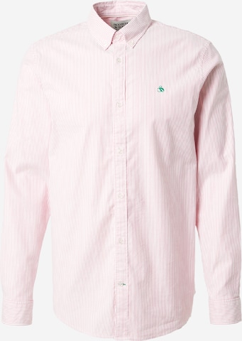 SCOTCH & SODA Regular fit Button Up Shirt 'Essential' in Pink: front