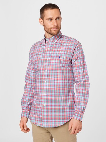 Polo Ralph Lauren - Regular Fit Camisa em vermelho: frente