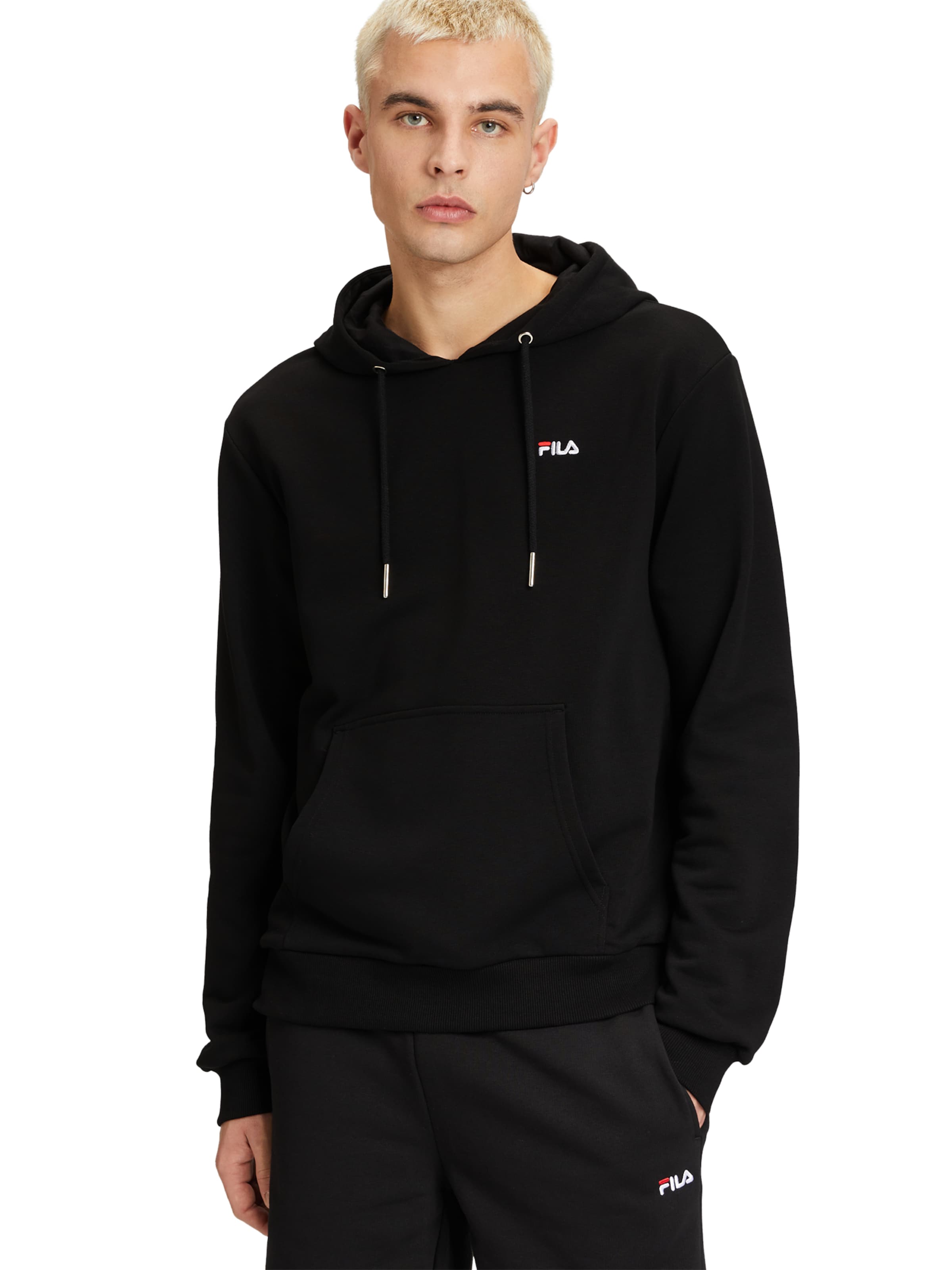 Bluză de molton 'Bengel' de la FILA pe negru: față