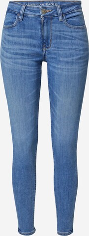 American Eagle Skinny Jeans 'Next Level' in Blauw: voorkant