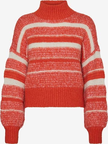 VERO MODA Sweater 'KAMMA' in Orange: front