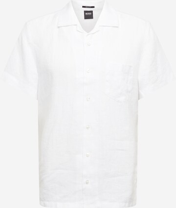 BOSS Regular fit Button Up Shirt 'Rhythm' in White: front