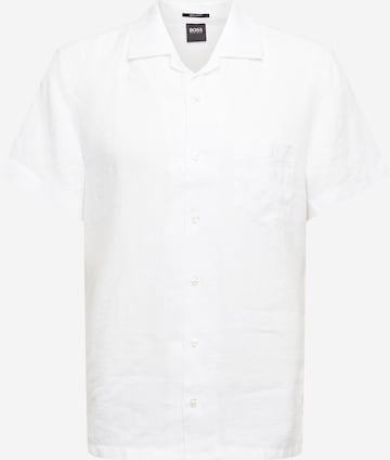 BOSS Orange Regular fit Button Up Shirt 'Rhythm' in White: front