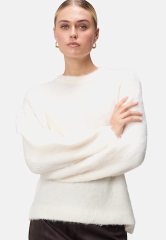 zero Sweater in White: front