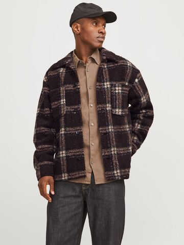JACK & JONES Jacke 'JORNewton' in Braun: Vorderseite