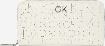 Porte-monnaies 'Logan' Calvin Klein en blanc : devant