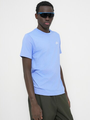 Nike Sportswear Средняя посадка Футболка 'CLUB' в Синий