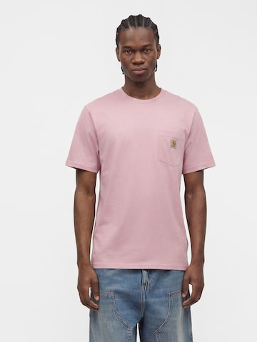 Carhartt WIP Tričko – pink: přední strana