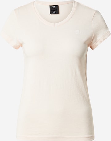 T-shirt 'Eyben' G-STAR en beige : devant