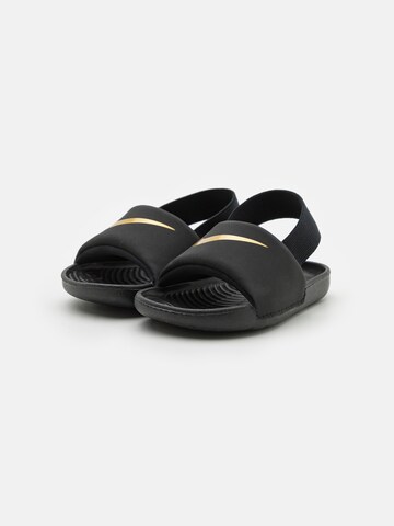 Nike Sportswear Åbne sko 'KAWA' i sort