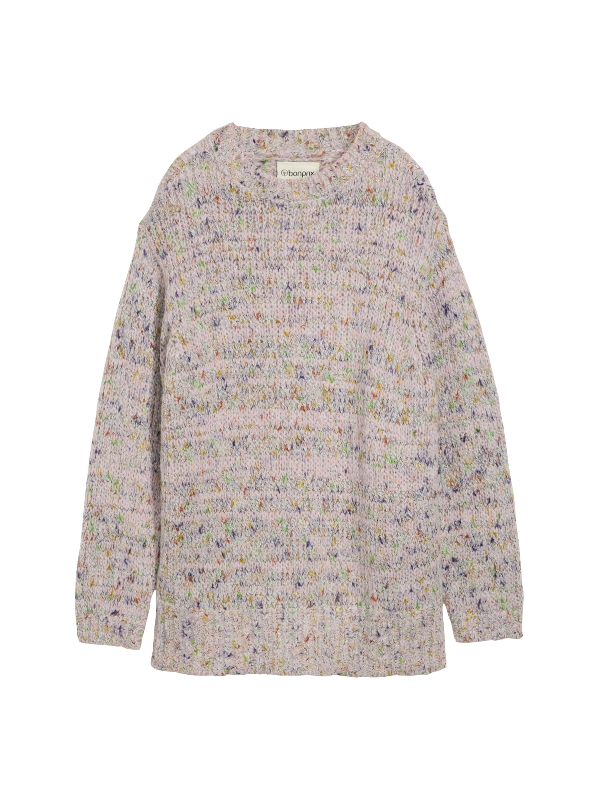 bonprix Sweter w kolorze różowy: przód