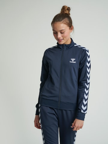 Hummel Sportief sweatvest 'Nelly' in Blauw: voorkant