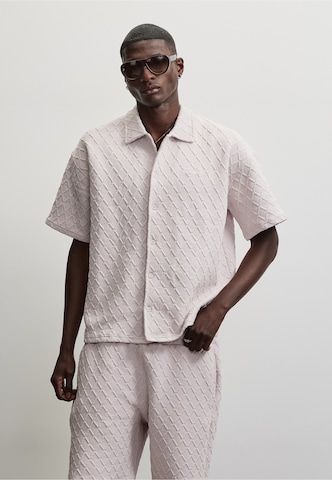 Pegador Comfort fit Overhemd 'Jovren' in Lila: voorkant