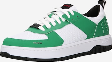 Sneaker bassa 'Kilian' di HUGO Red in verde: frontale