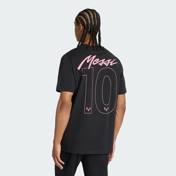 ADIDAS PERFORMANCE Performance shirt 'Messi' in Black: front