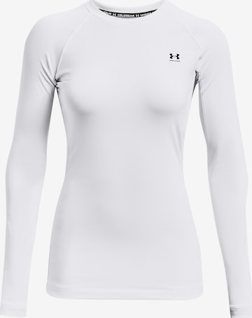 T-shirt fonctionnel 'Authentics' UNDER ARMOUR en blanc : devant