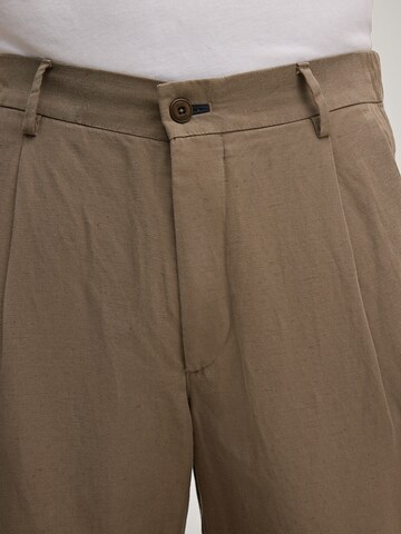 JOOP! Jeans Regular Bandplooibroek 'Rondo' in Groen