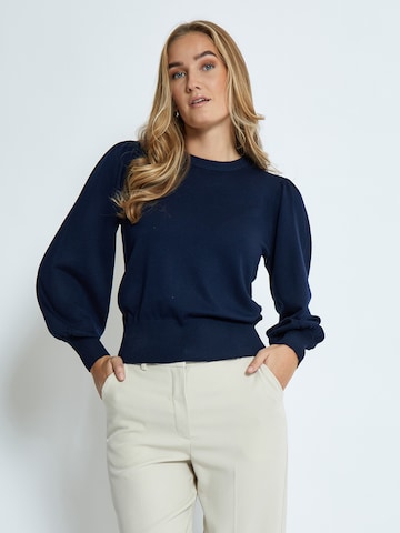 minus Pullover 'Liv' in Blau: Vorderseite
