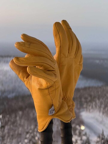 Hand Job Gloves Urheilukäsineet 'The Glove' värissä keltainen