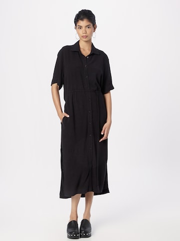 WEEKDAY Shirt Dress 'Carla' in Black: front