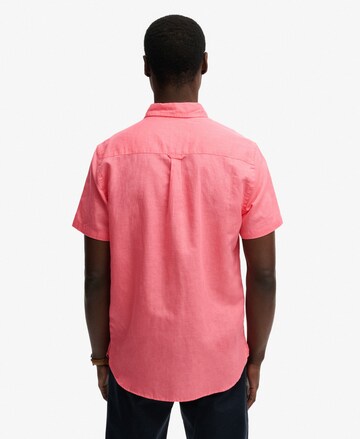 Superdry & Co Comfort Fit Hemd in Pink
