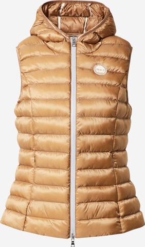 No. 1 Como Bodywarmer in Beige: voorkant