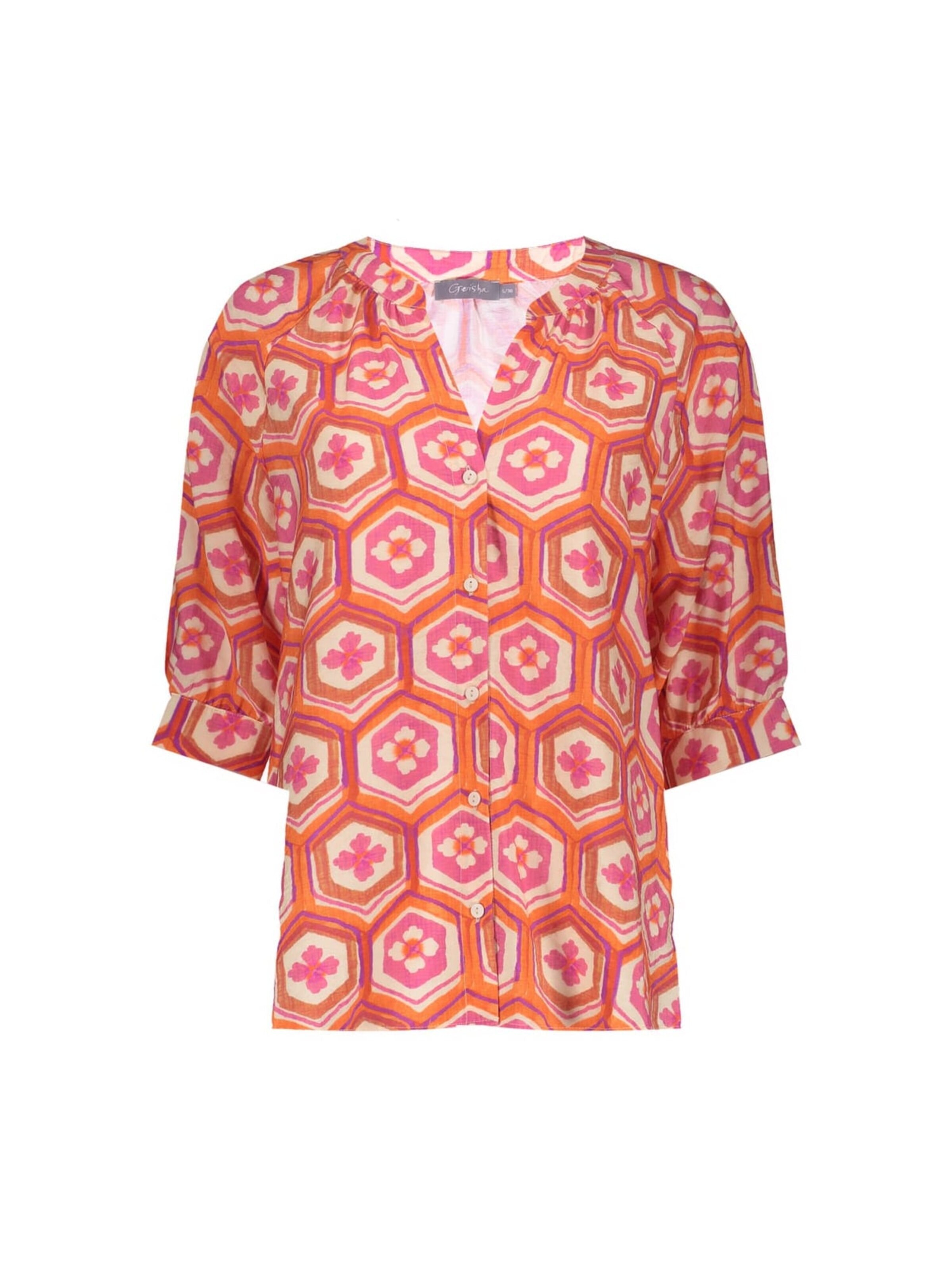 Geisha Blouse in Orange: front