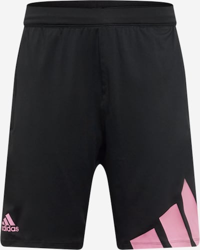 rózsaszín / fekete ADIDAS PERFORMANCE Sportnadrágok, Termék nézet