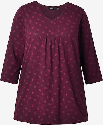Ulla Popken Shirt in Rood: voorkant