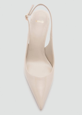 MANGO Slingback Pumps 'Cookienu' in Beige