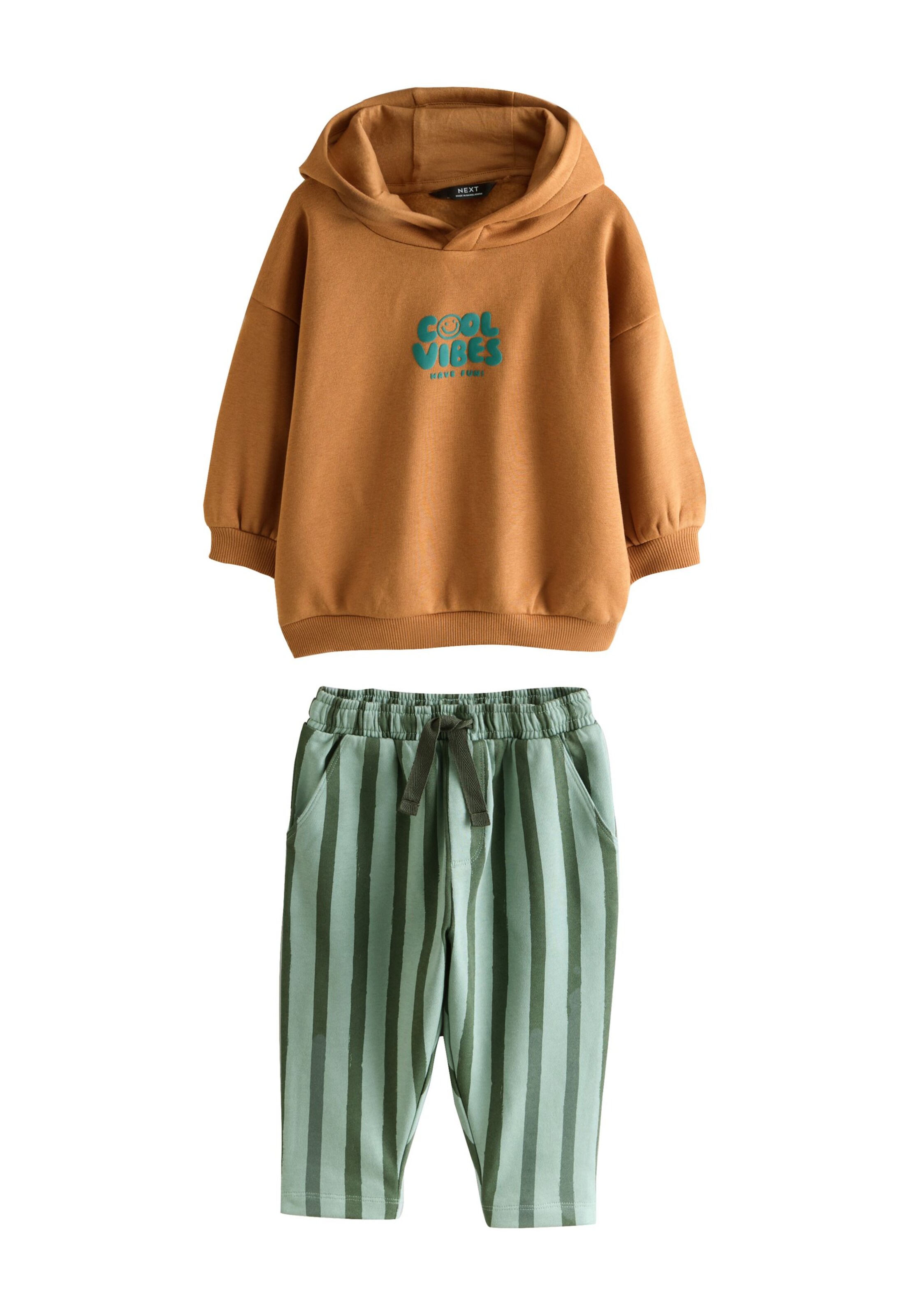 NextJogging komplet - smeđa boja: prednji dio