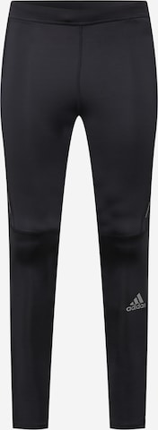 ADIDAS SPORTSWEAR Skinny Sportbroek 'Own The Run' in Zwart: voorkant