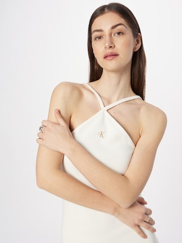 Calvin Klein Jeans Sommerkjole i hvid