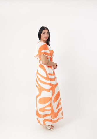 Elara Summer dress in Orange