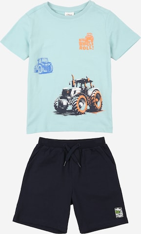 Set de la s.Oliver pe albastru: față