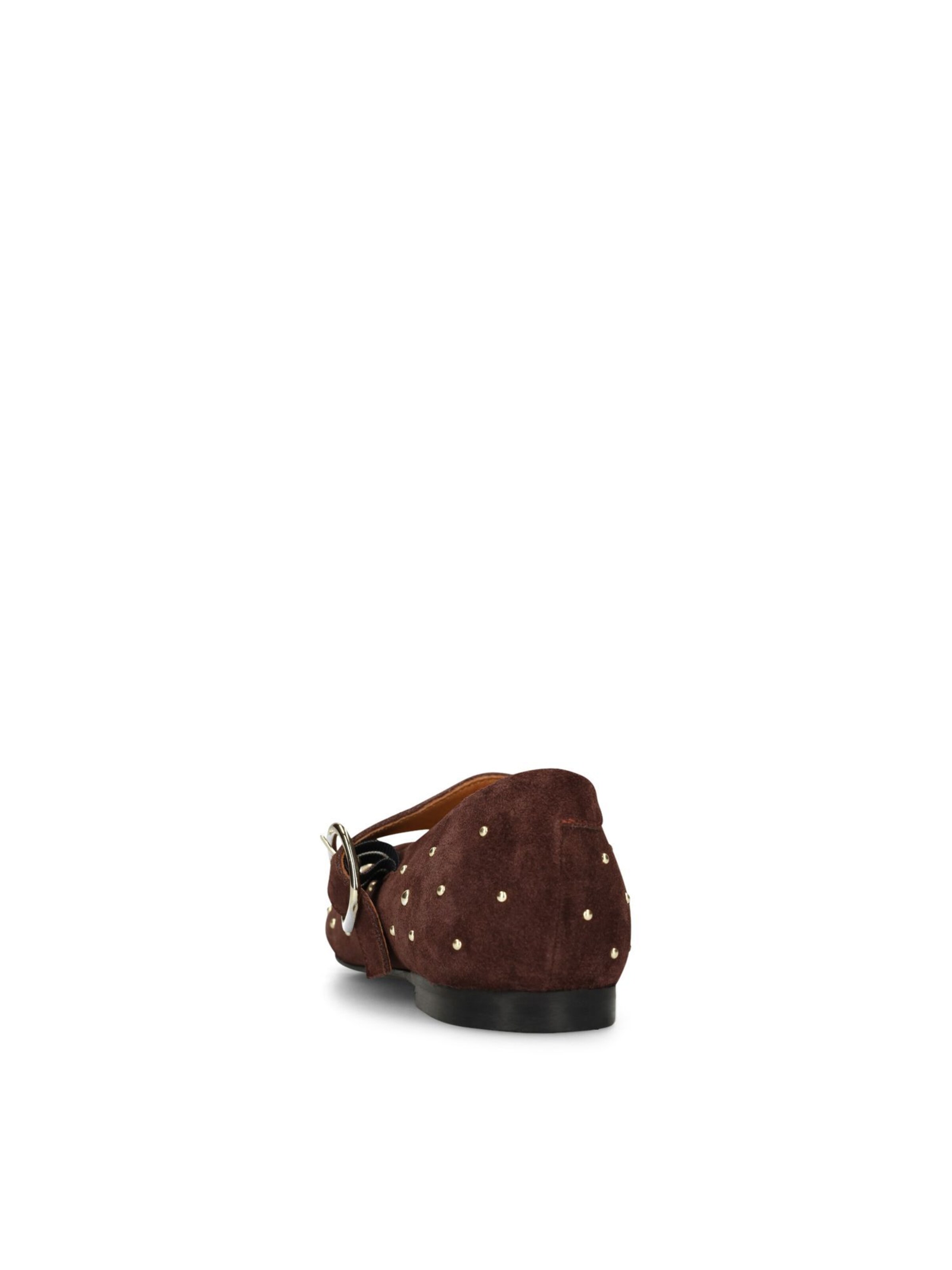MANFIELD Ballerina met riempjes in Rood