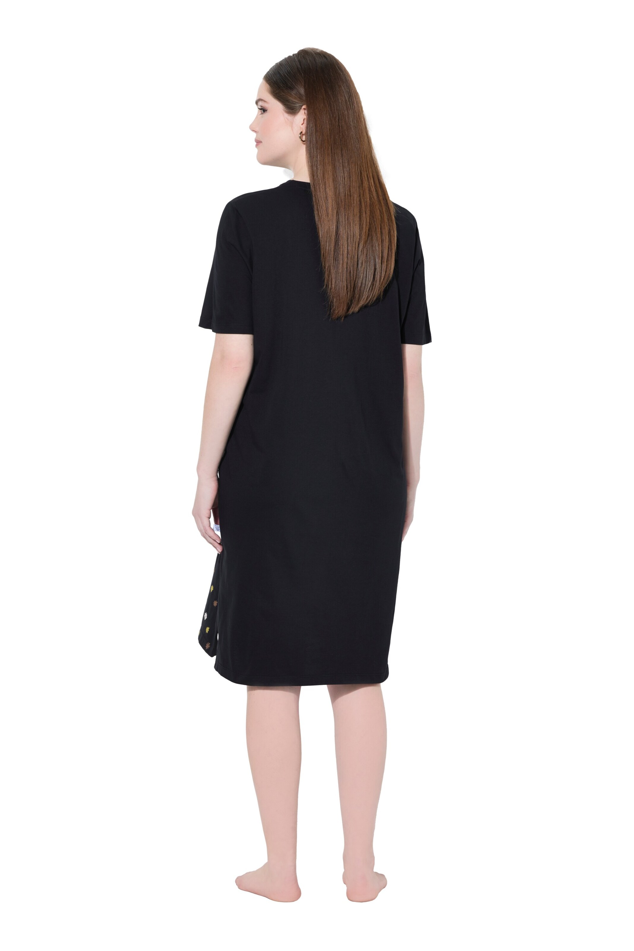 Ulla Popken Nachthemd in Zwart