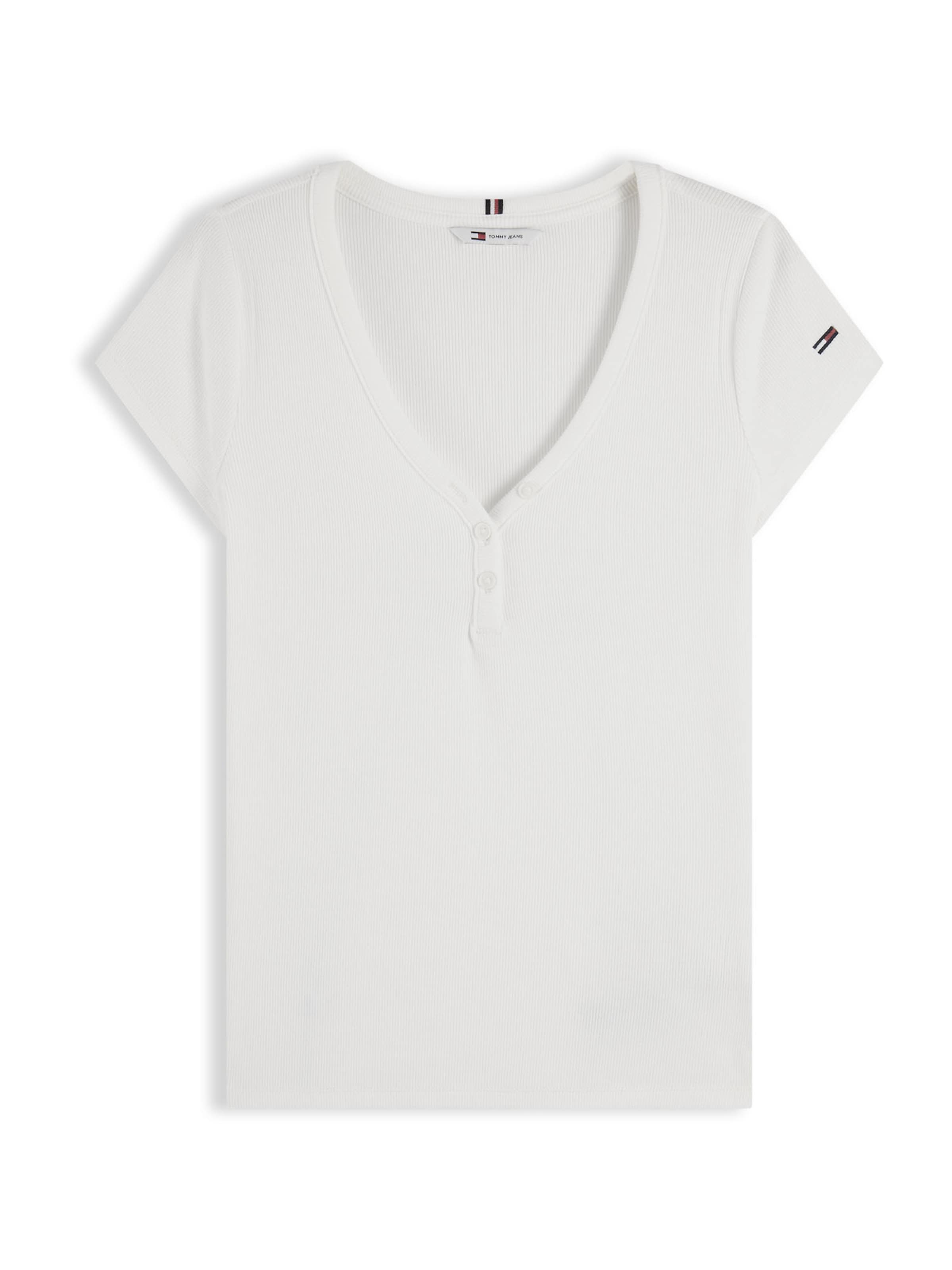 Tommy Jeans Koszulka w kolorze biały: przód