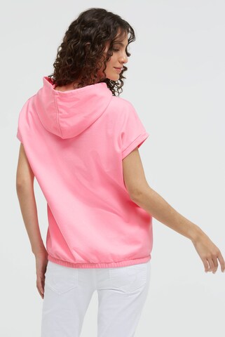 Soccx Hoodie mit All Over Print in Pink