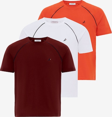 T-Shirt Moxx Paris en orange : devant
