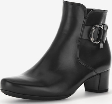 GABOR Booties in Black: front