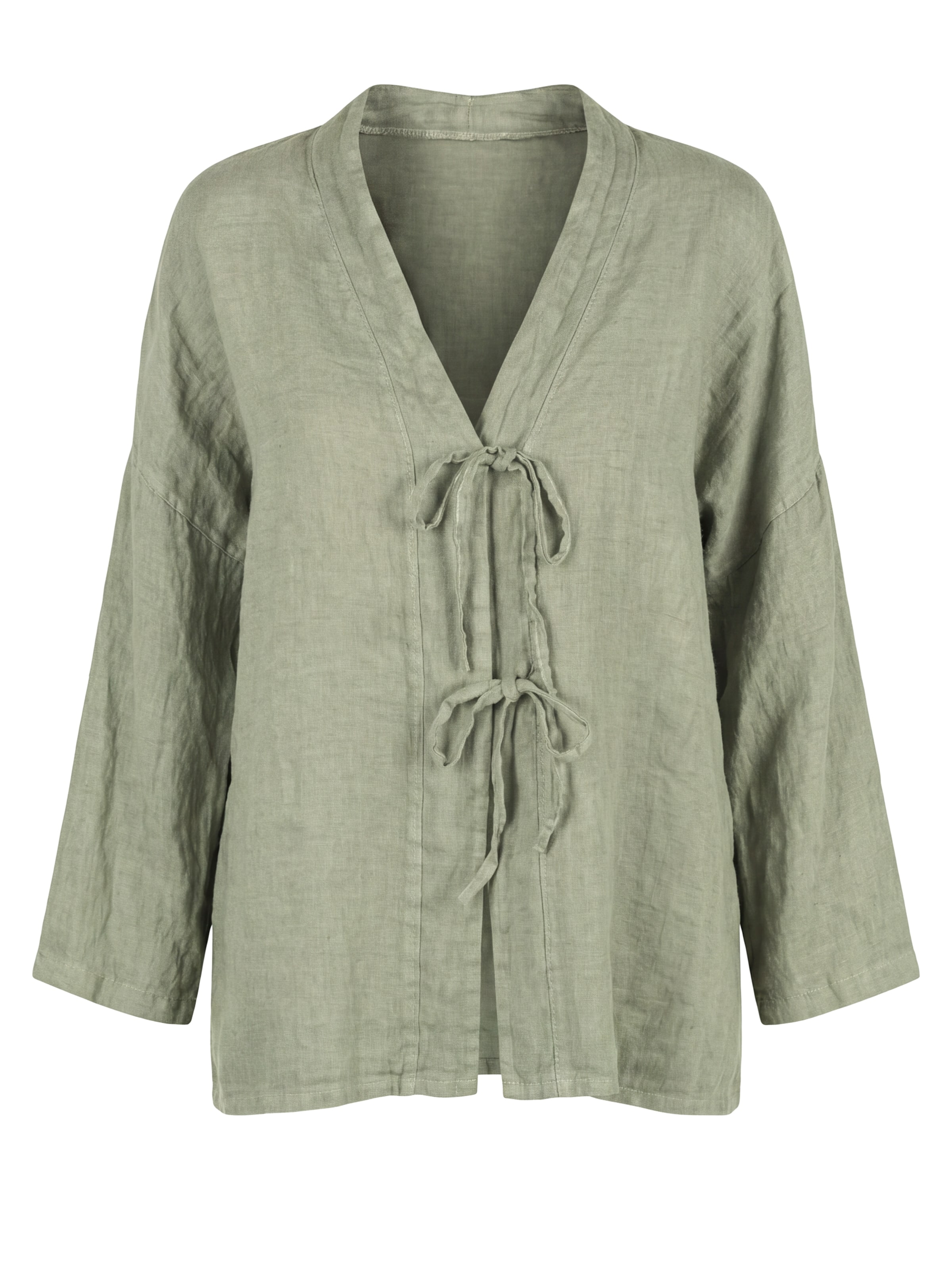 Seasons of April Blouse ' GIANNA ' in Green: front
