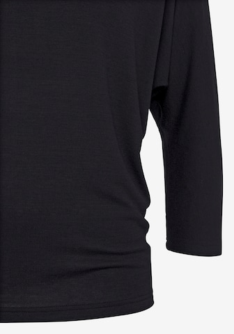 LASCANA Shirt in Black