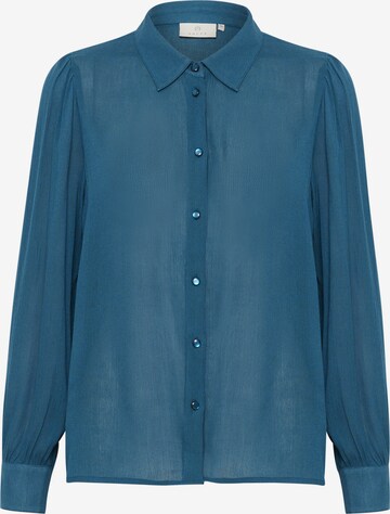 Kaffe Blouse in Blauw: voorkant