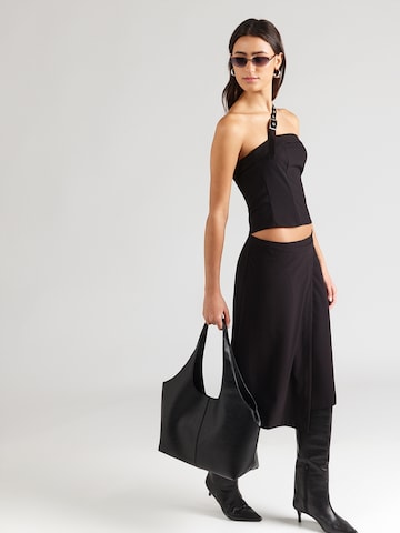 WEEKDAY Top in Zwart