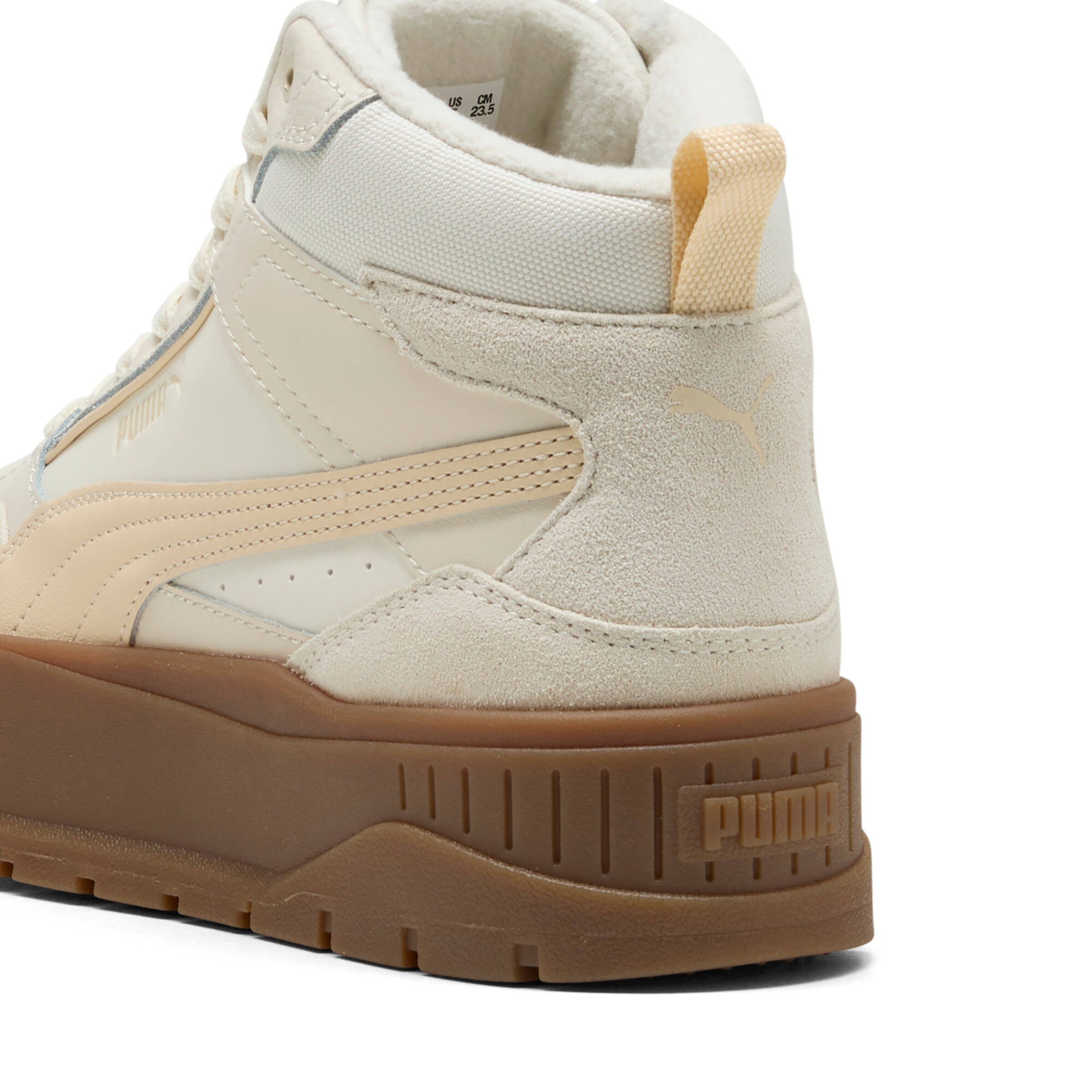 PUMA High-Top Sneakers in Beige